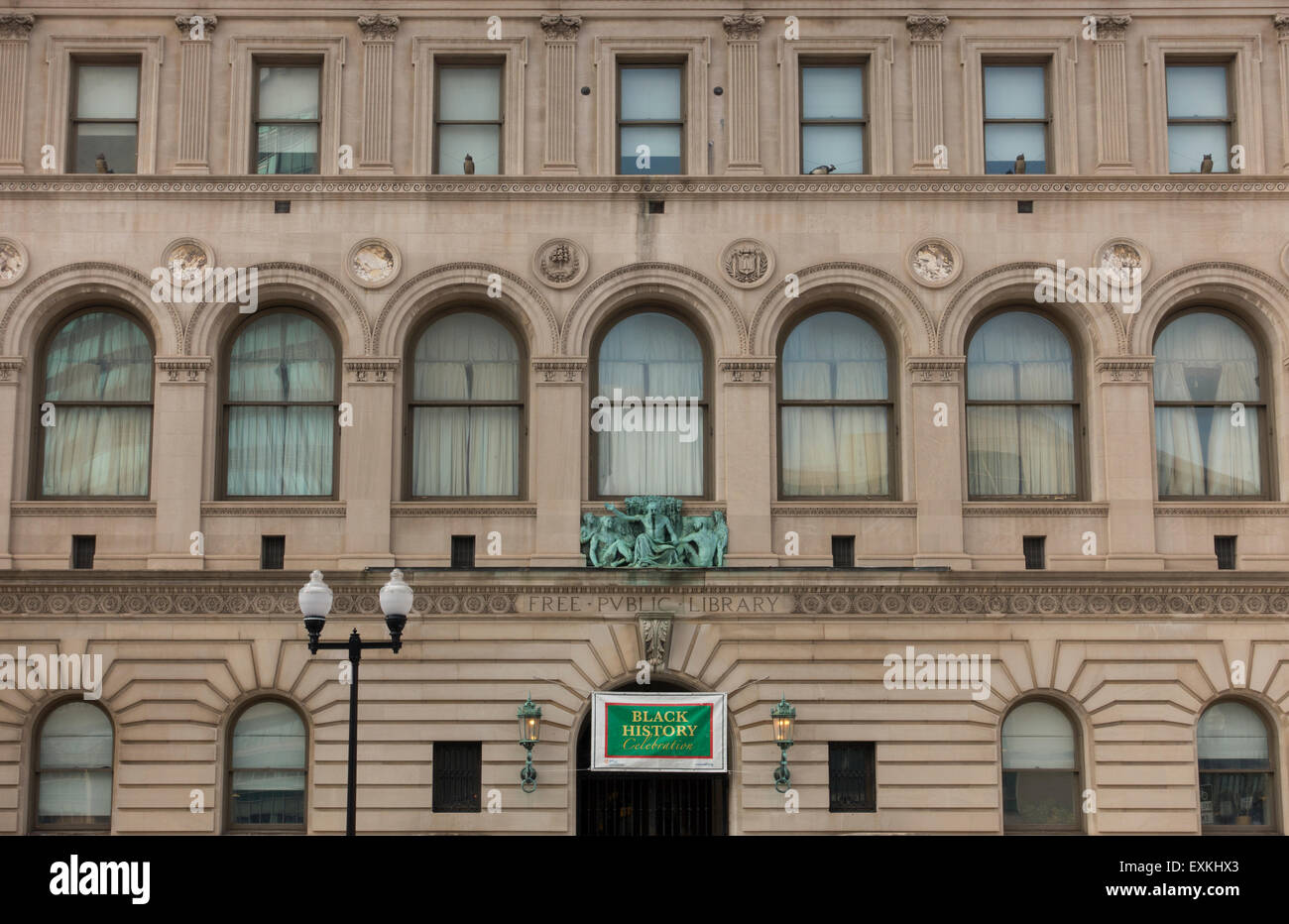 Newark free public library NJ Foto Stock