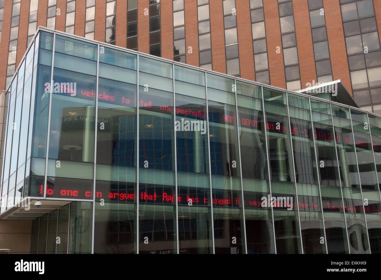 Rutgers University business school Newark New Jersey Foto Stock