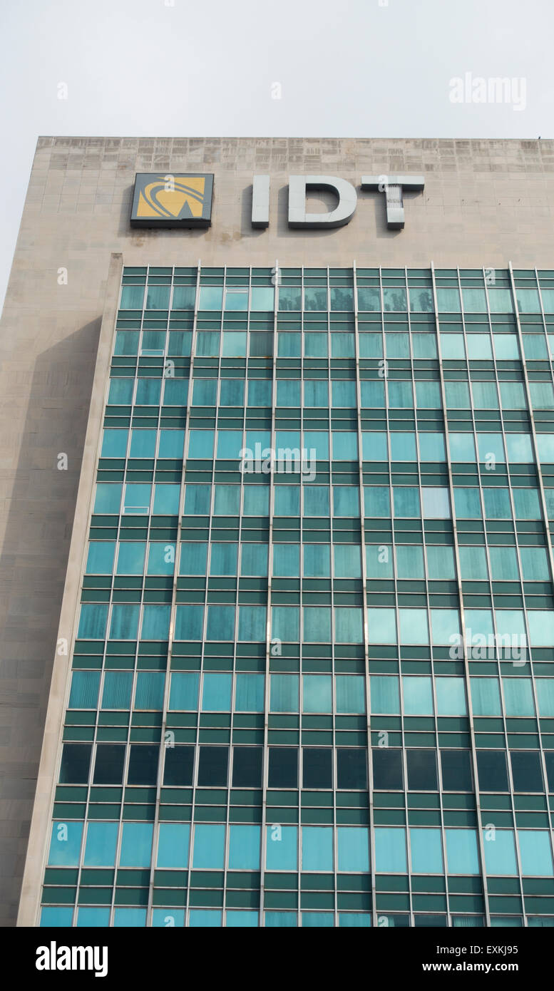 IDT telecom corporation edificio in Newark NJ Foto Stock
