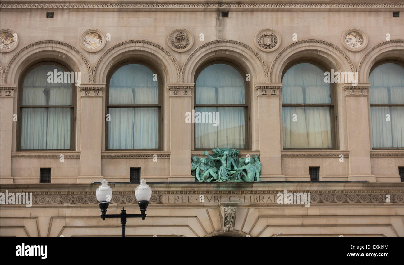 Newark libera biblioteca pubblica in NJ Foto Stock