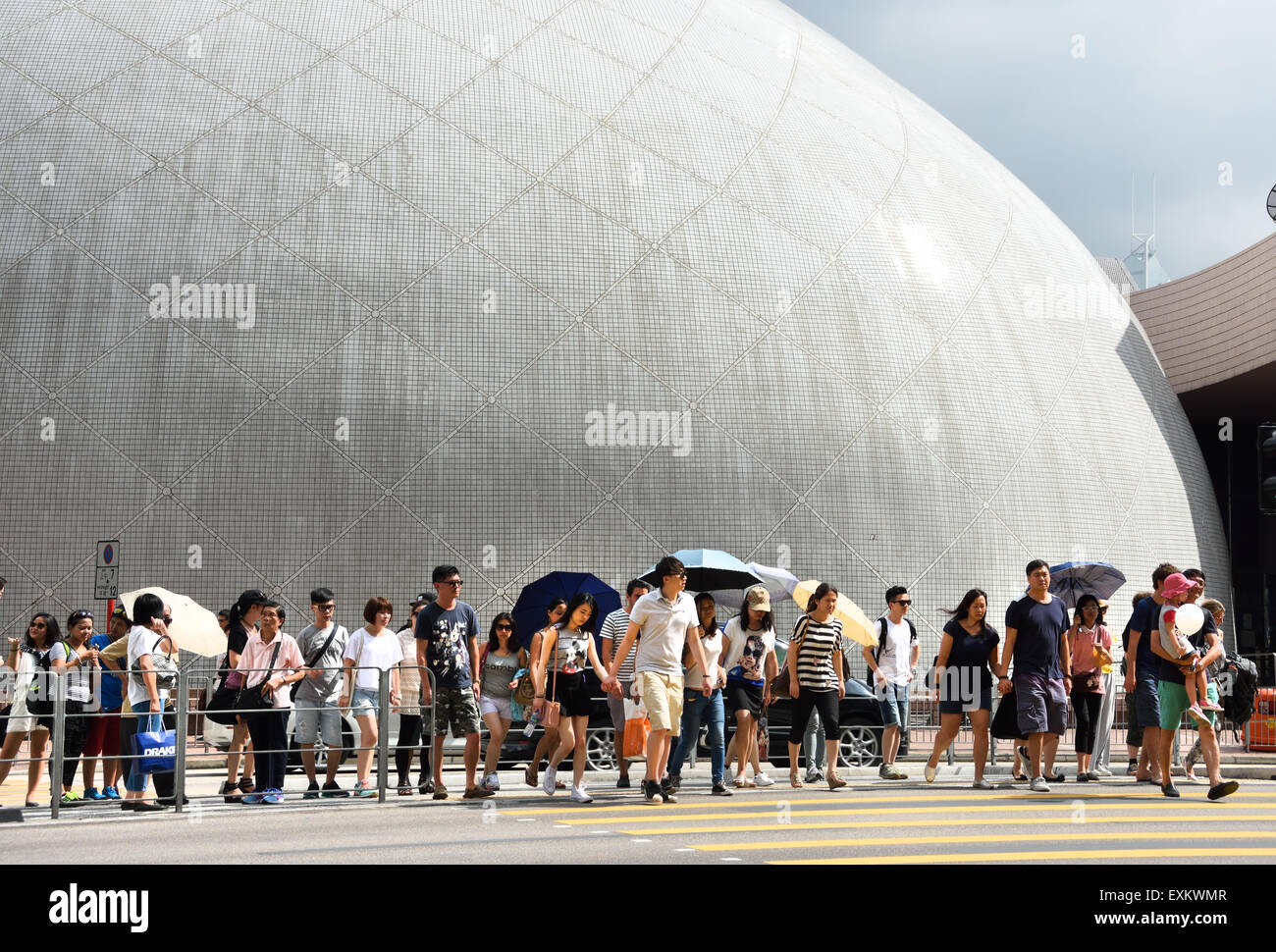 Il Museo dello Spazio di Hong Kong è un museo di astronomia e scienze spaziali in Kowloon Tsim Sha Tsui, cinese Cina Foto Stock