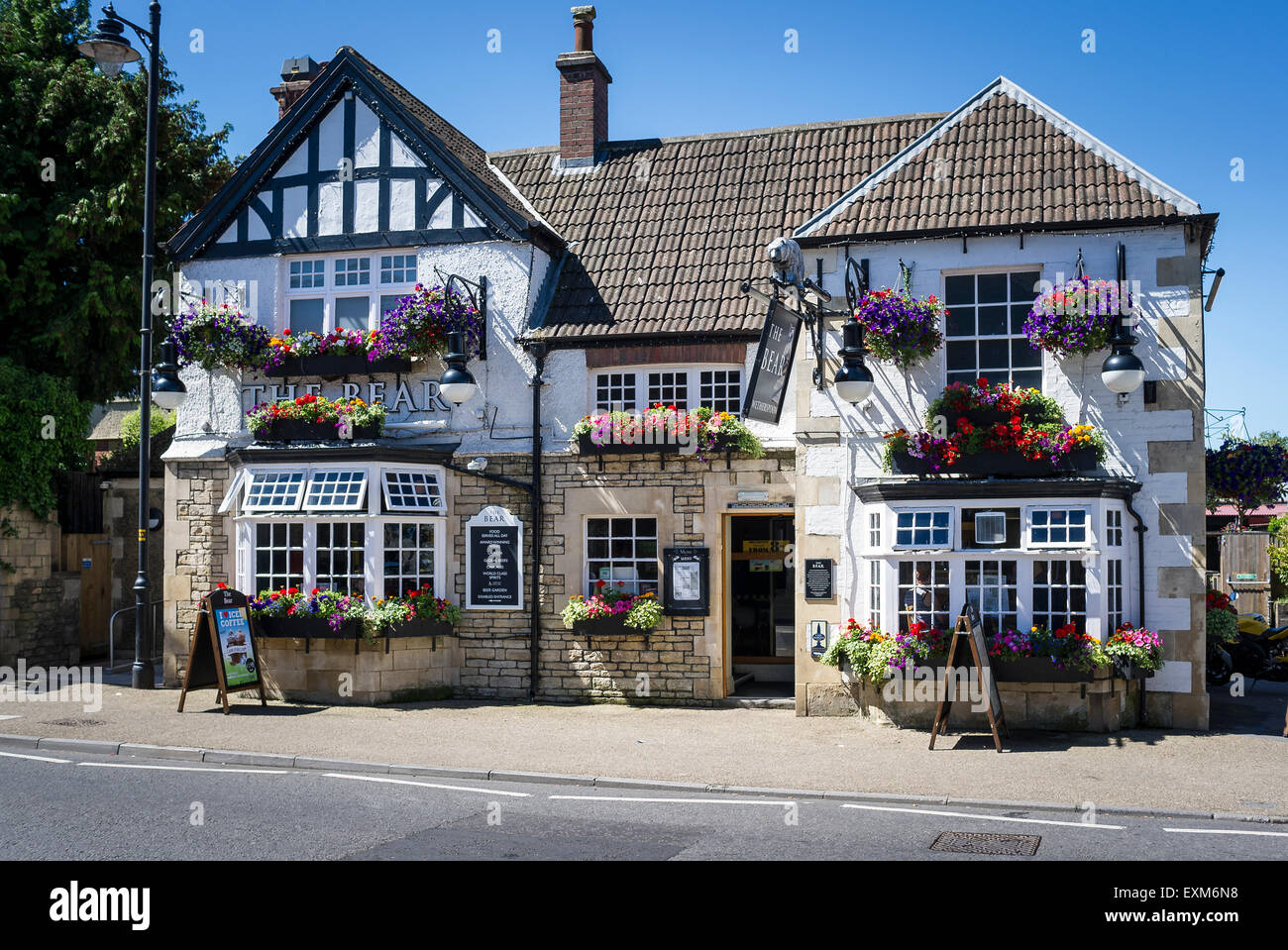 Il Bear Inn in città a Melksham Regno Unito Foto Stock