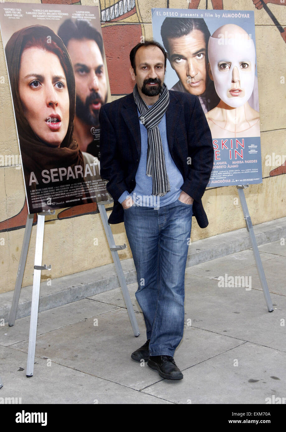 Asghar Farhadi presso la American Cinematheque la sessantanovesima Annuale di Golden Globe Awards Foreign-Language Nominee. Foto Stock