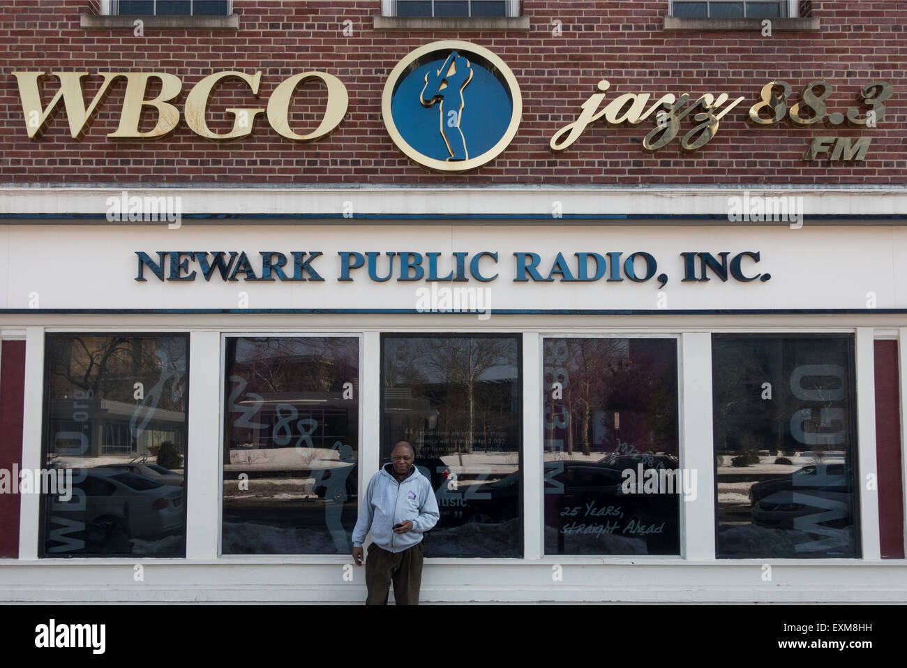 Jazz WBGO stazione radio in Newark NJ Foto Stock