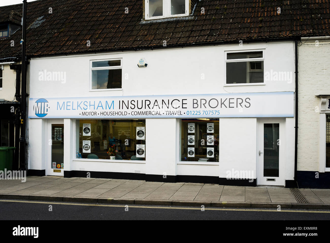 Melksham brokers assicurativi locali a Melksham Regno Unito Foto Stock