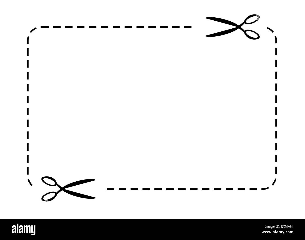 Cupon bordo Foto Stock