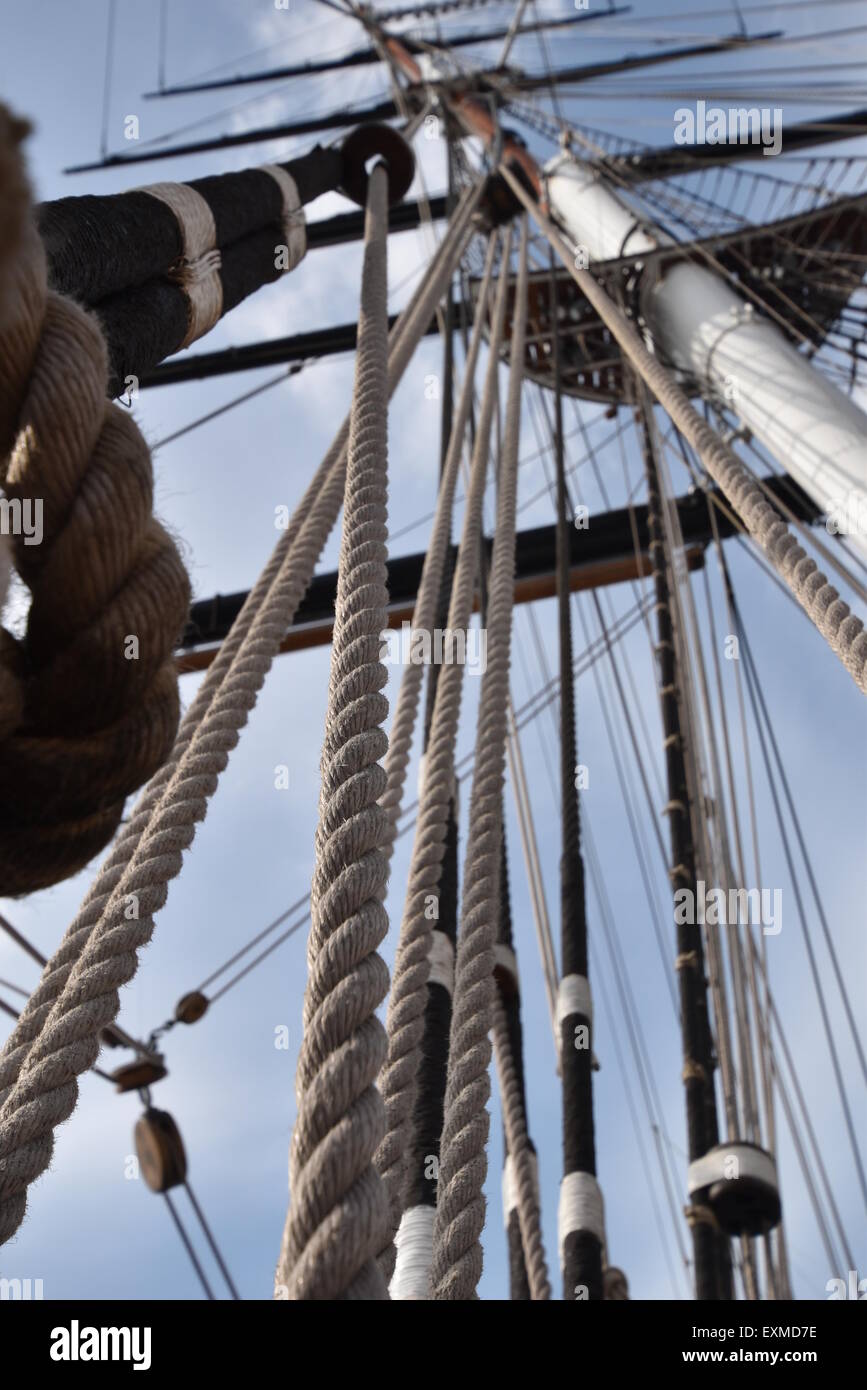 Clipper Ship montante di sollevamento Foto Stock