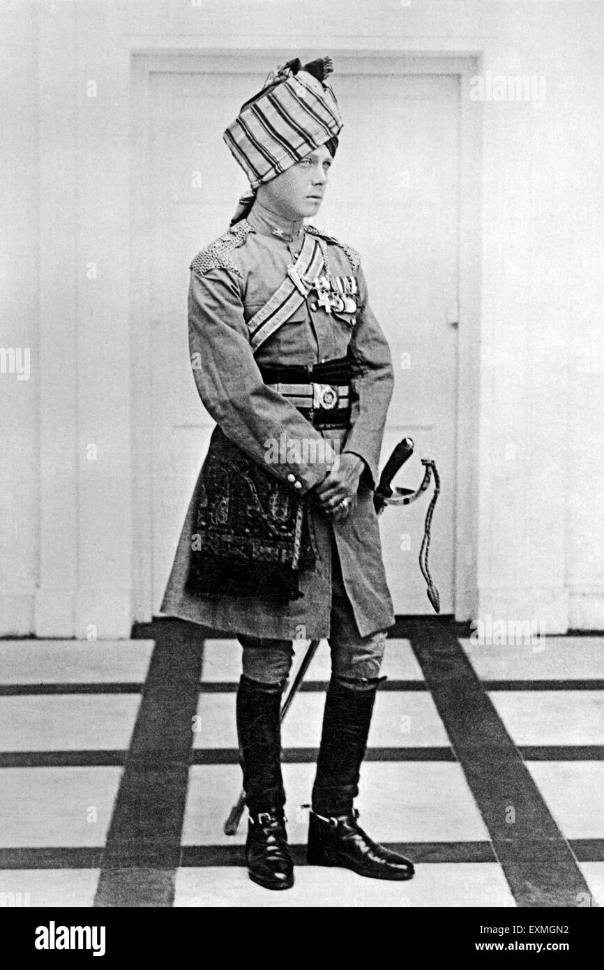 Prince of Wales, monarchico, Inghilterra, Regno Unito, Regno Unito, vecchia immagine del 1900 vintage Foto Stock