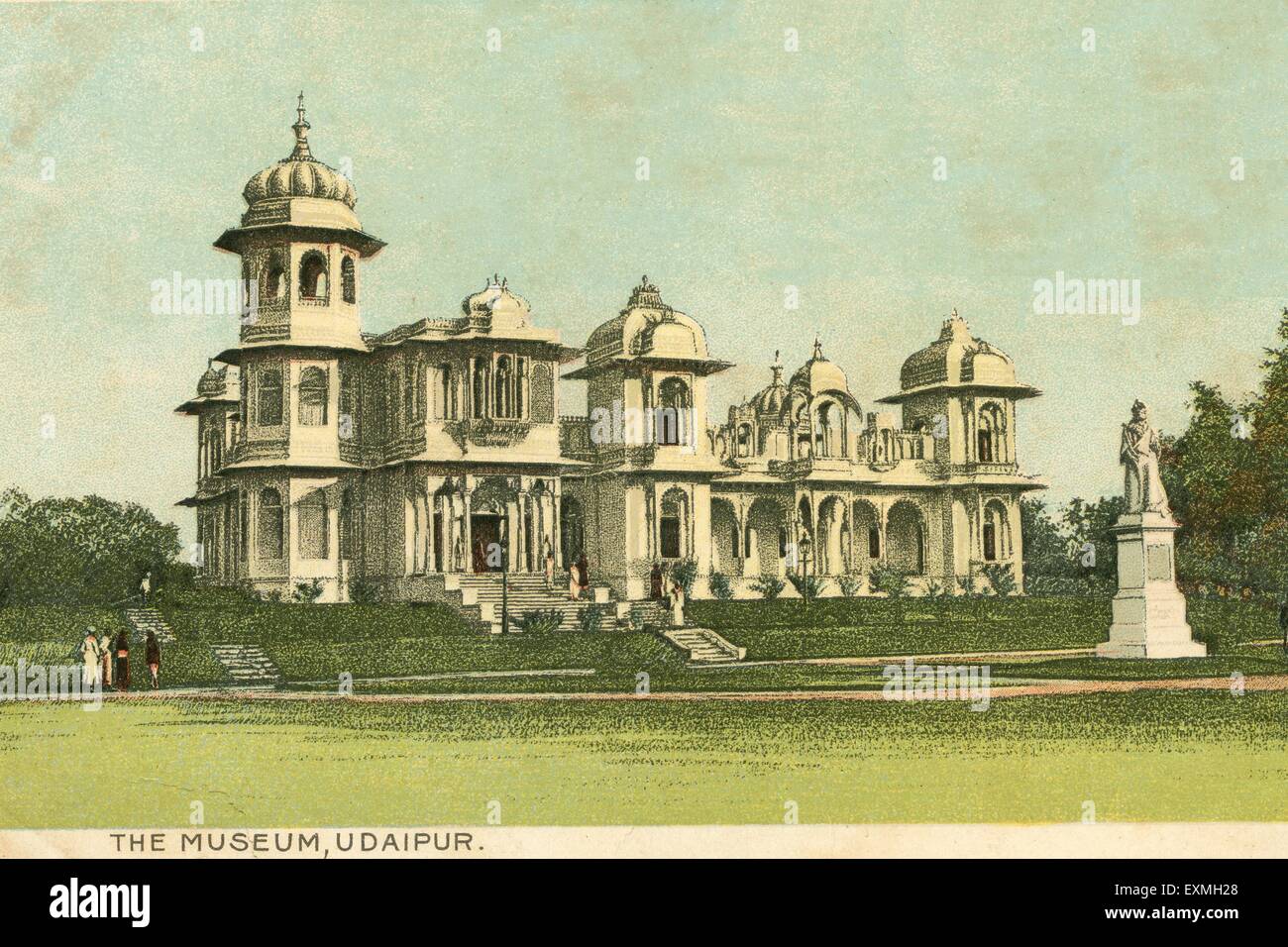 Vecchia immagine del 1900 vintage del museo ; Udaipur ; Rajasthan ; India Foto Stock