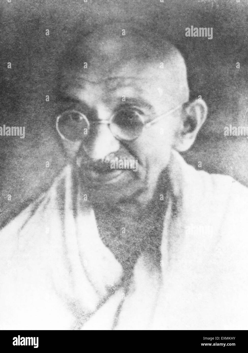 Ritratto di Mahatma Gandhi, 1940, India, Asia, vecchia immagine del 1900 Foto Stock