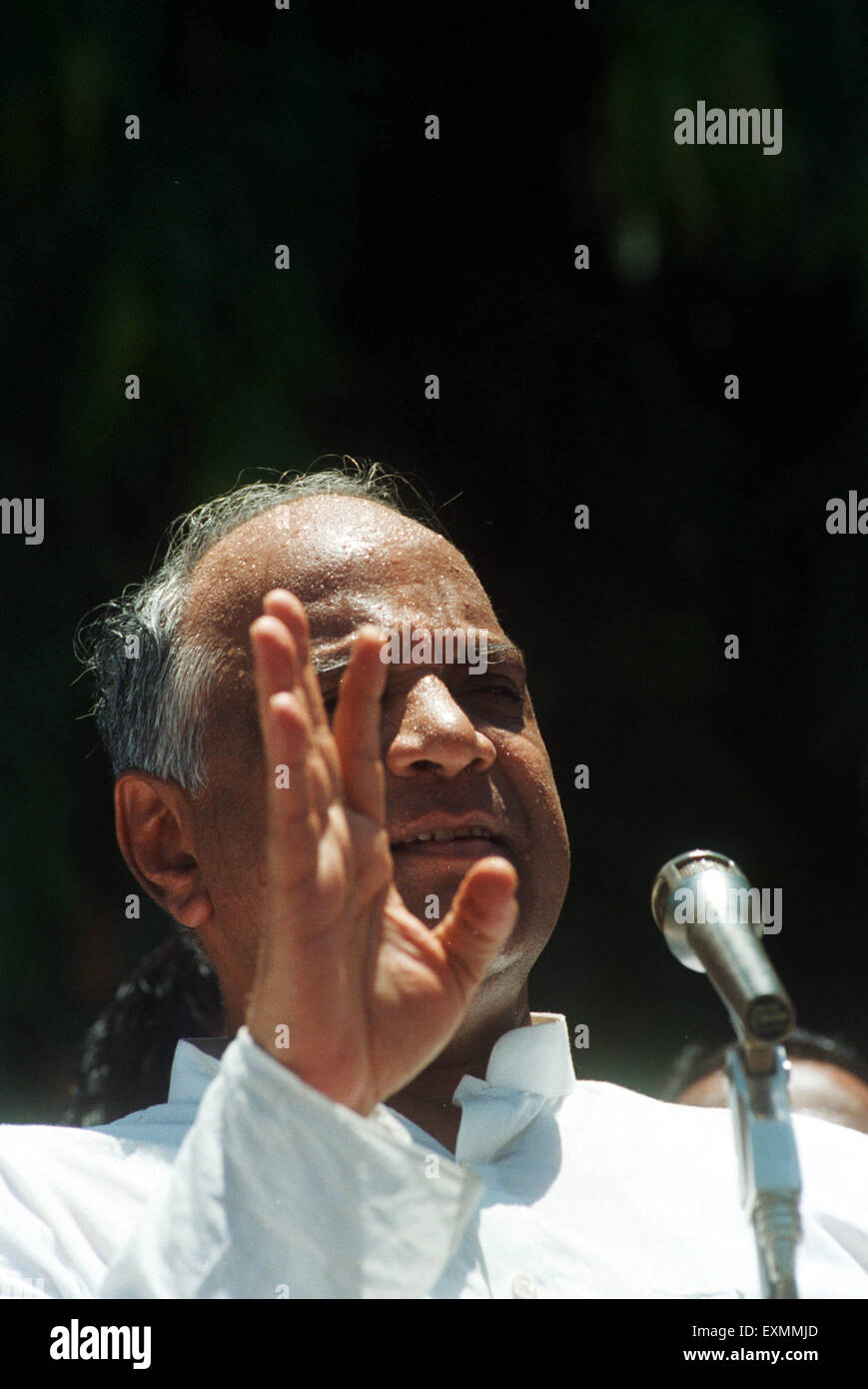 Sharad Pawar, politico indiano, partito del Congresso nazionale, leader del PCN, Bombay, Mumbai, Maharashtra, India, Asia Foto Stock