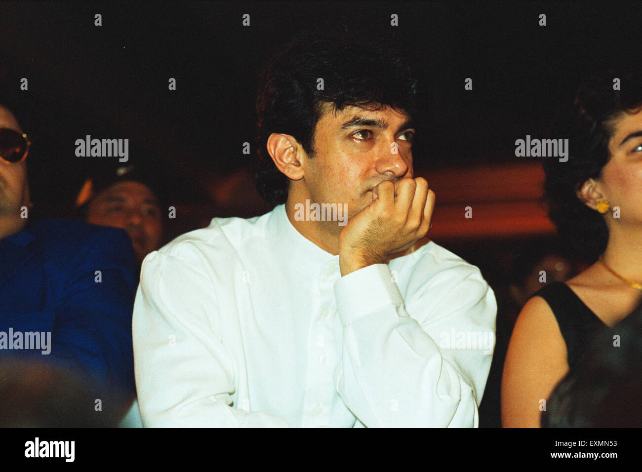 Aamir Khan, Mohammed Aamir Hussain Khan, attore indiano, regista, regista, conduttore di un talk show televisivo, Bombay, Mumbai, Maharashtra, India, Asia Foto Stock
