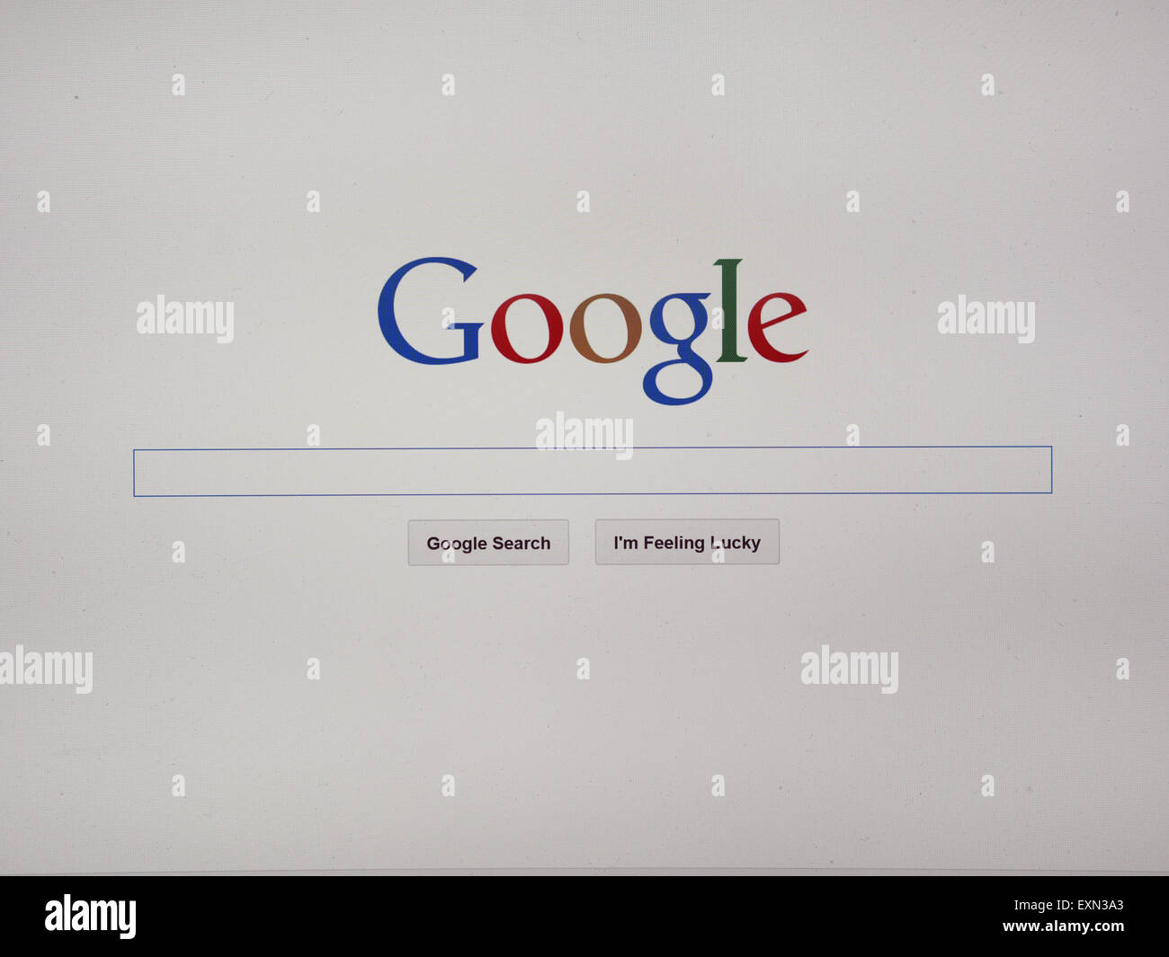 Google internet motore di ricerca home page Foto Stock