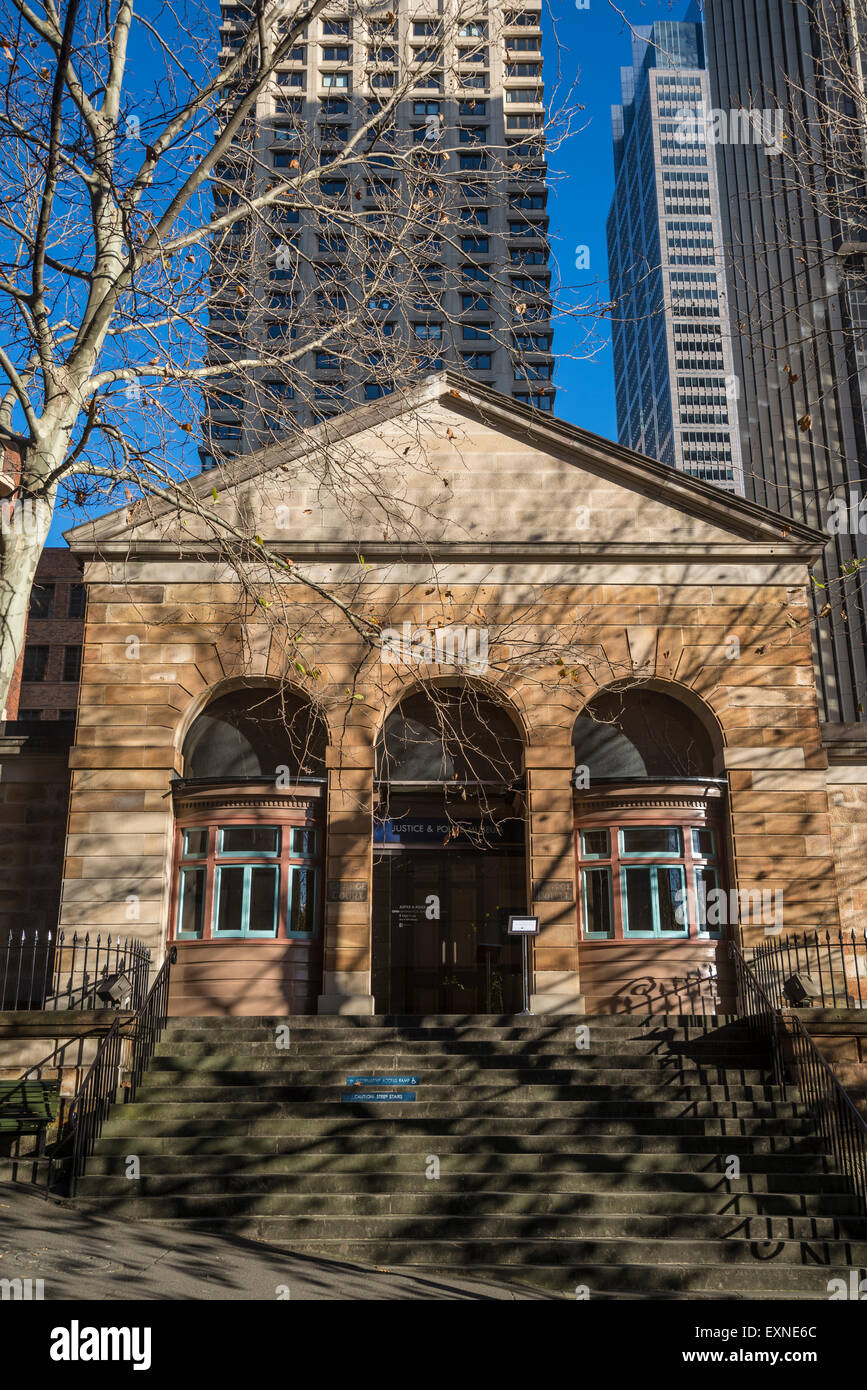 La giustizia e il museo della Polizia, Sydney, Australia Foto Stock