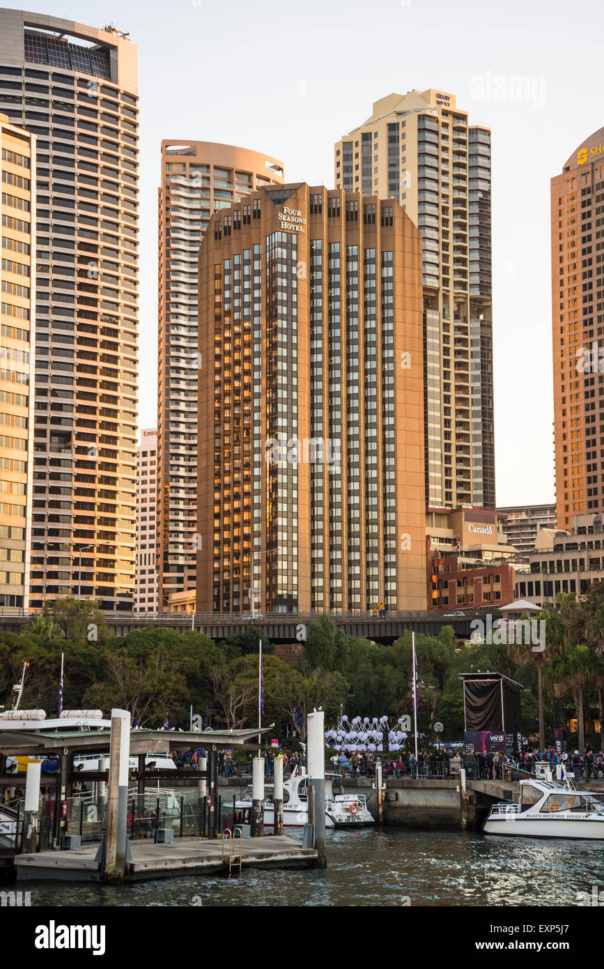 Grattacieli, Quartiere Affaristico Centrale di Sydney, Australia Foto Stock