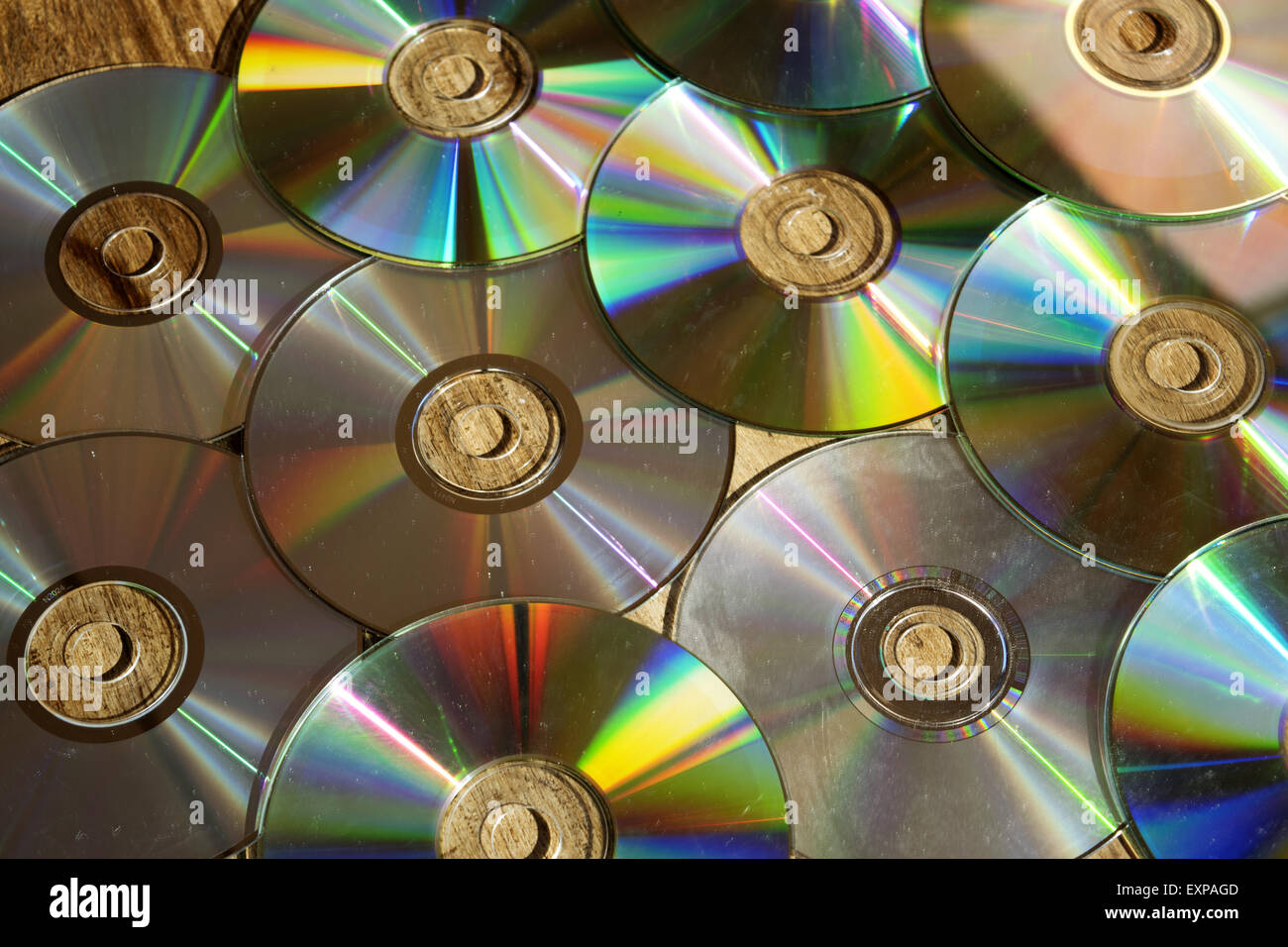 News tecnologie: dati di archiviazione elettronica con cd rom system Foto Stock