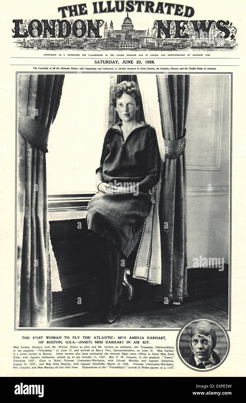 1920S UK Illustrated London News piastra del magazzino Foto Stock