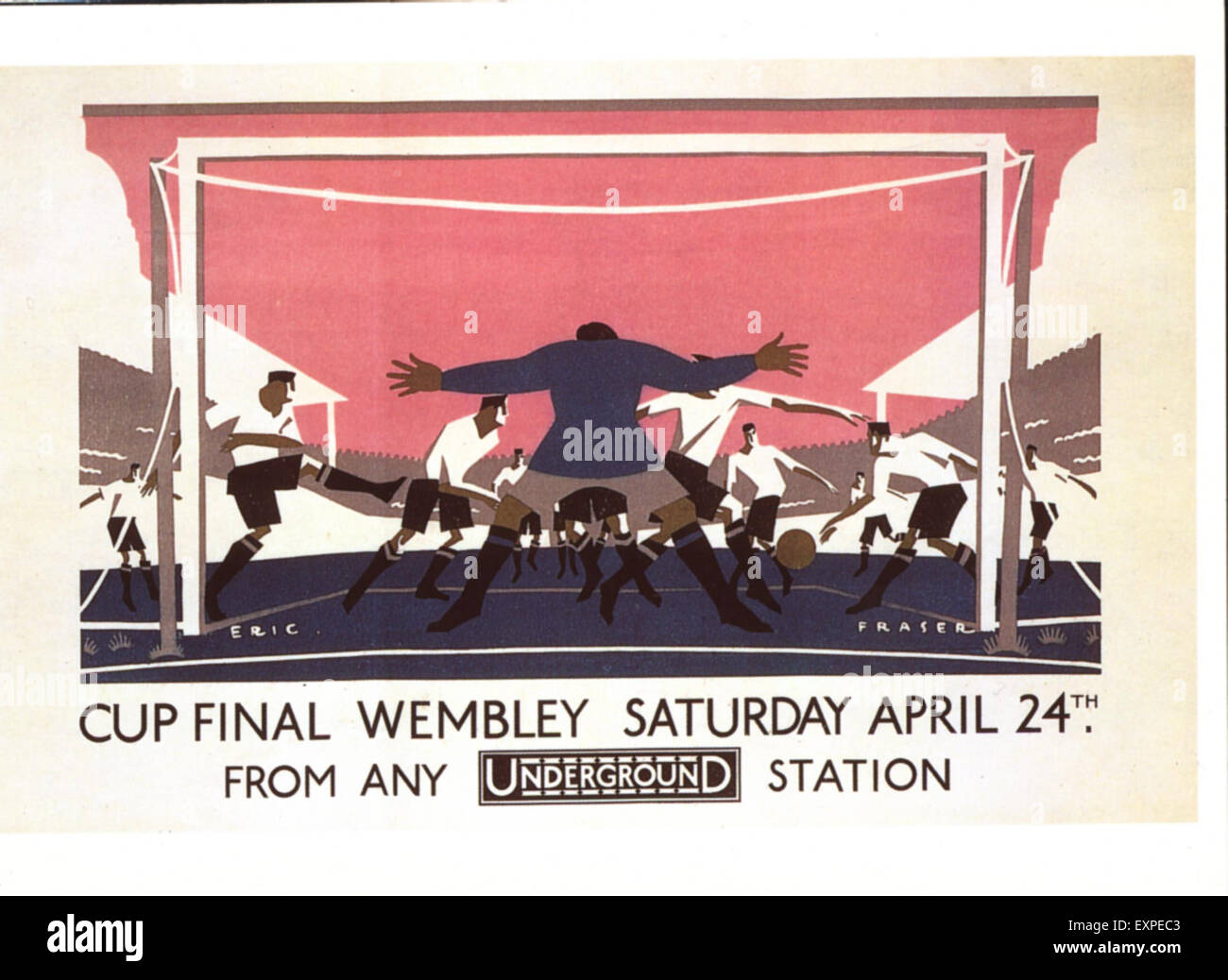 1920S UK London Transport Poster Foto Stock