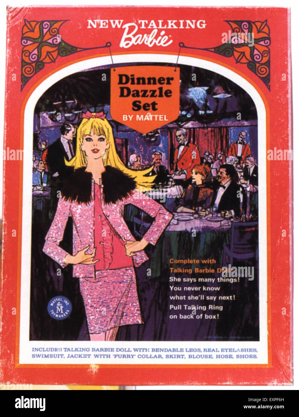 Anni sessanta USA il confezionamento di Barbie Foto Stock