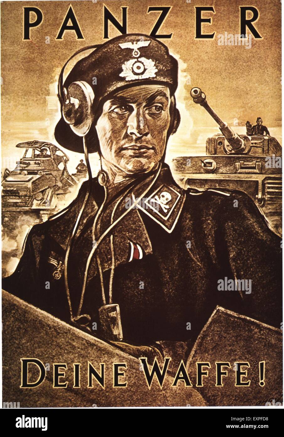 1940s Germania nazisti poster di propaganda Foto Stock