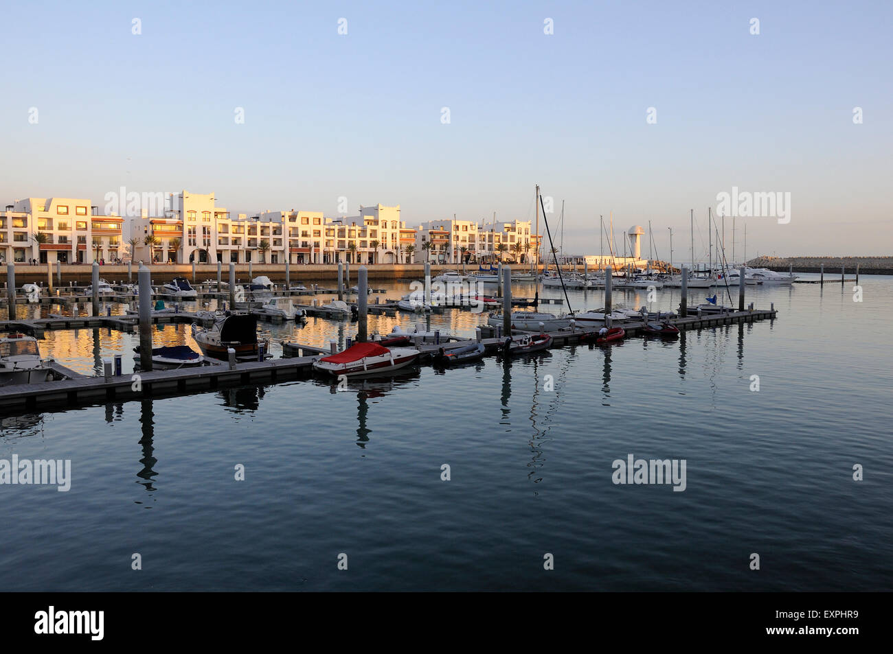 Porto per imbarcazioni da diporto in Agadir. Foto Stock