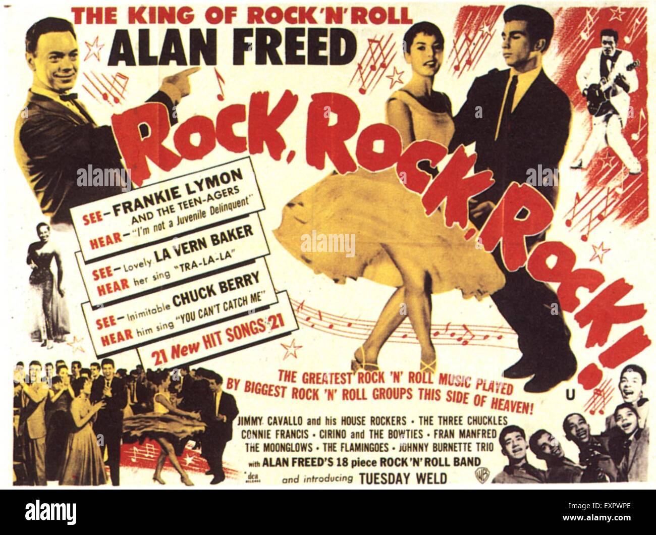 Anni sessanta Stati Uniti Rock, Rock Rock! Poster del film Foto Stock