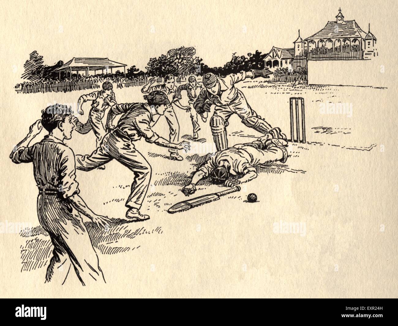 1930S UK scolari Prenota piastra Foto Stock