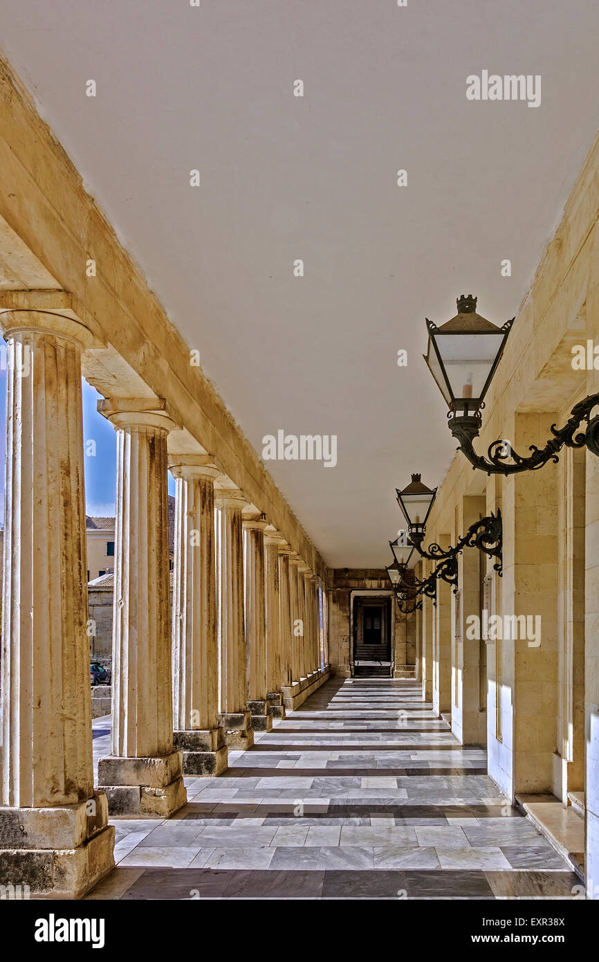 Il museo di arte asiatica Grecia Corfu Foto Stock