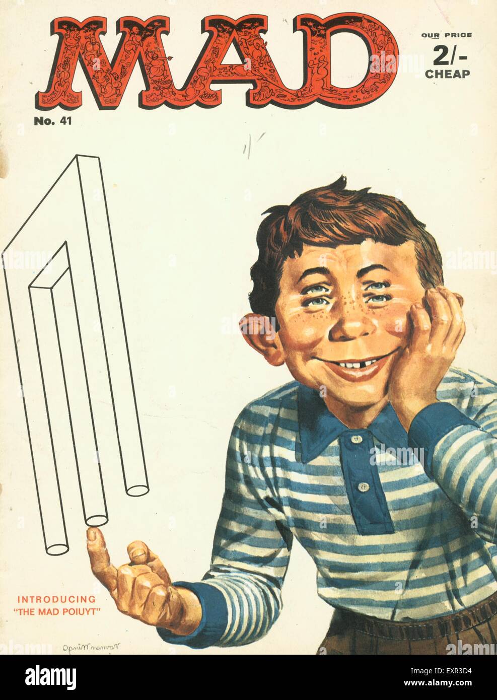 1960S UK Mad Magazine Cover Foto Stock