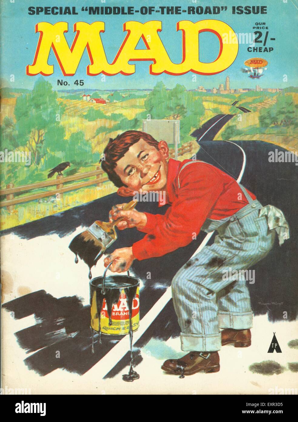 1960S UK Mad Magazine Cover Foto stock - Alamy