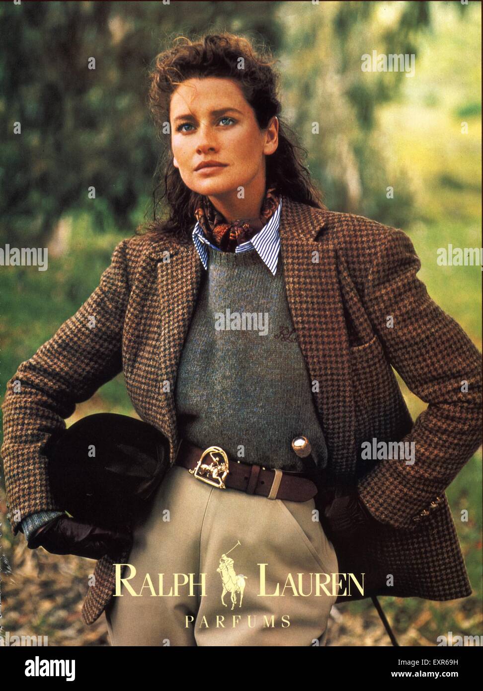 1990S UK Ralph Lauren Magazine annuncio pubblicitario Foto stock - Alamy