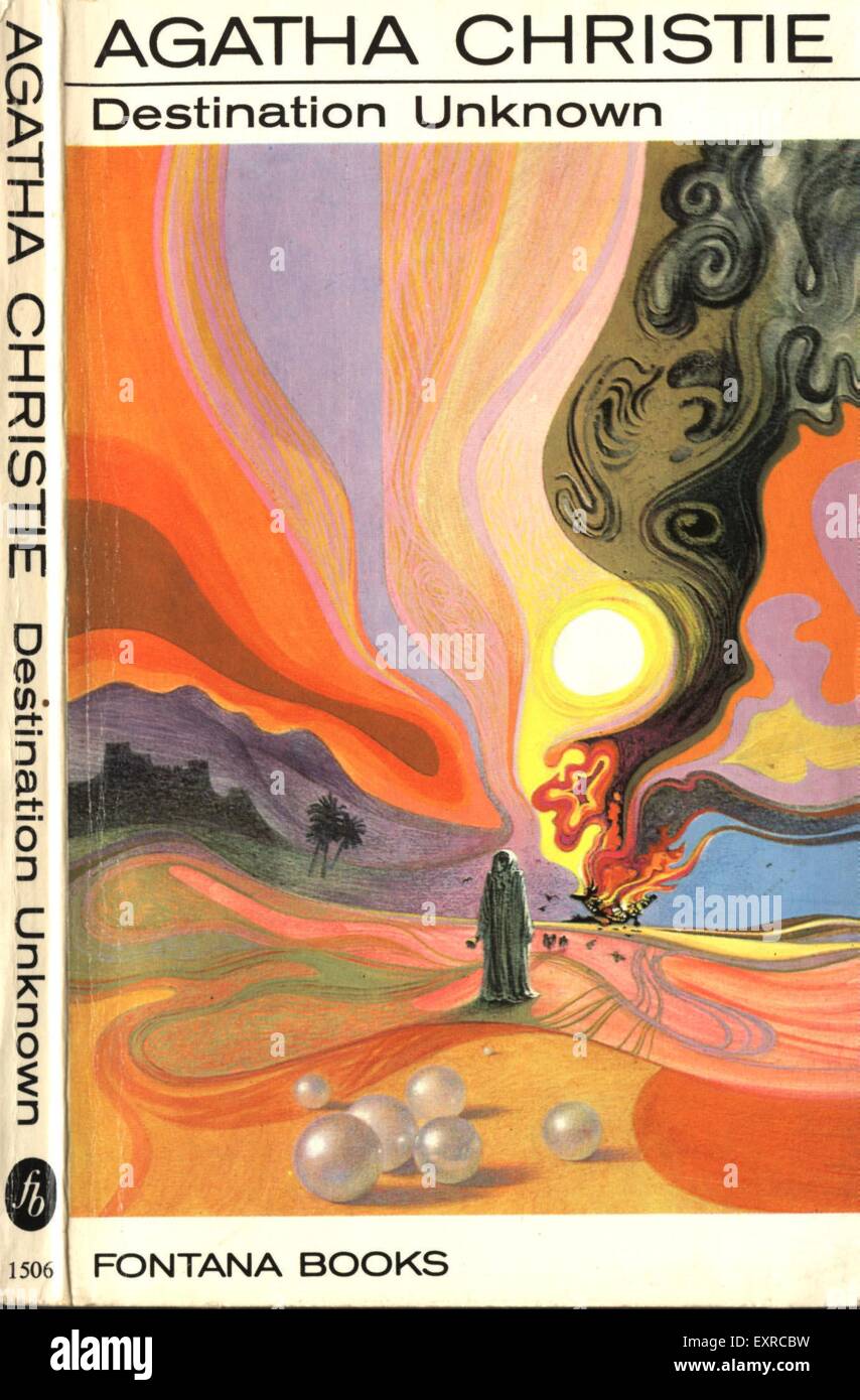 1970S UK destinazione sconosciuta per la copertina del libro Foto Stock