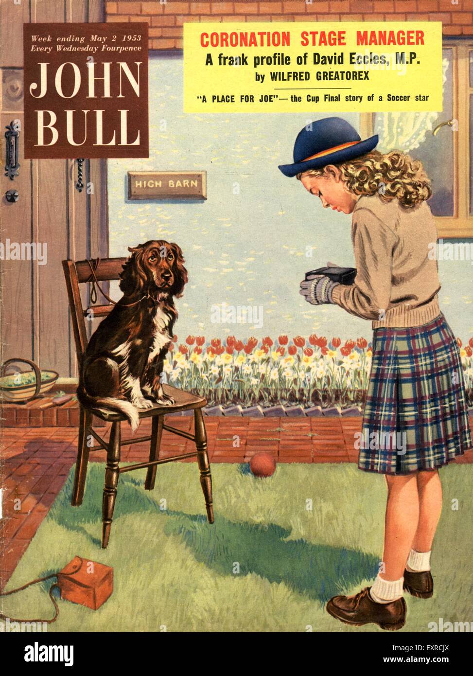 1950S UK John Bull Copertina Foto Stock