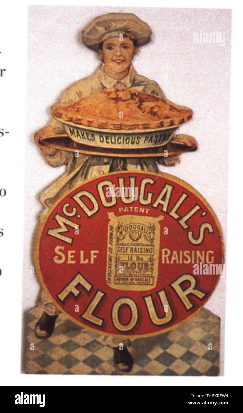 1900S UK McDougall promozionali Foto Stock