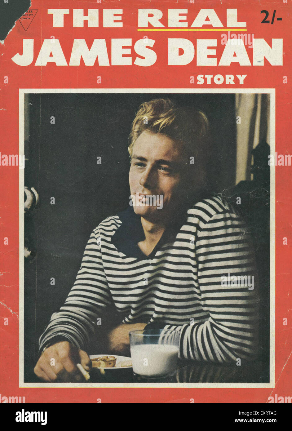 1960S UK il vero James Dean fumetto/ copertura annuale Foto Stock