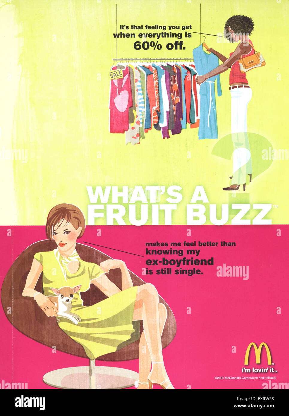 2000S UK McDonalds Foto Stock