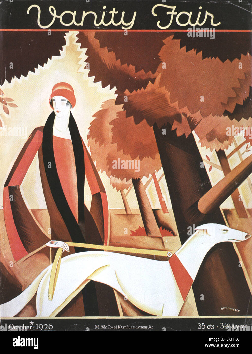 1920s USA Vanity Fair Copertina Foto Stock