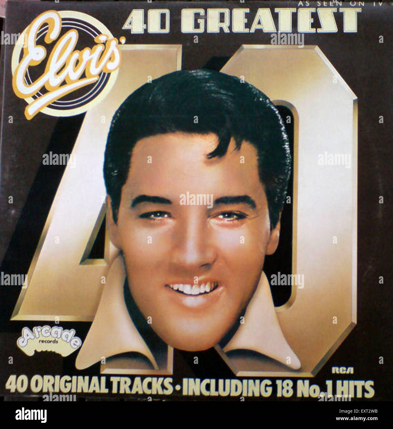 Anni sessanta USA Elvis manicotto di record Foto Stock