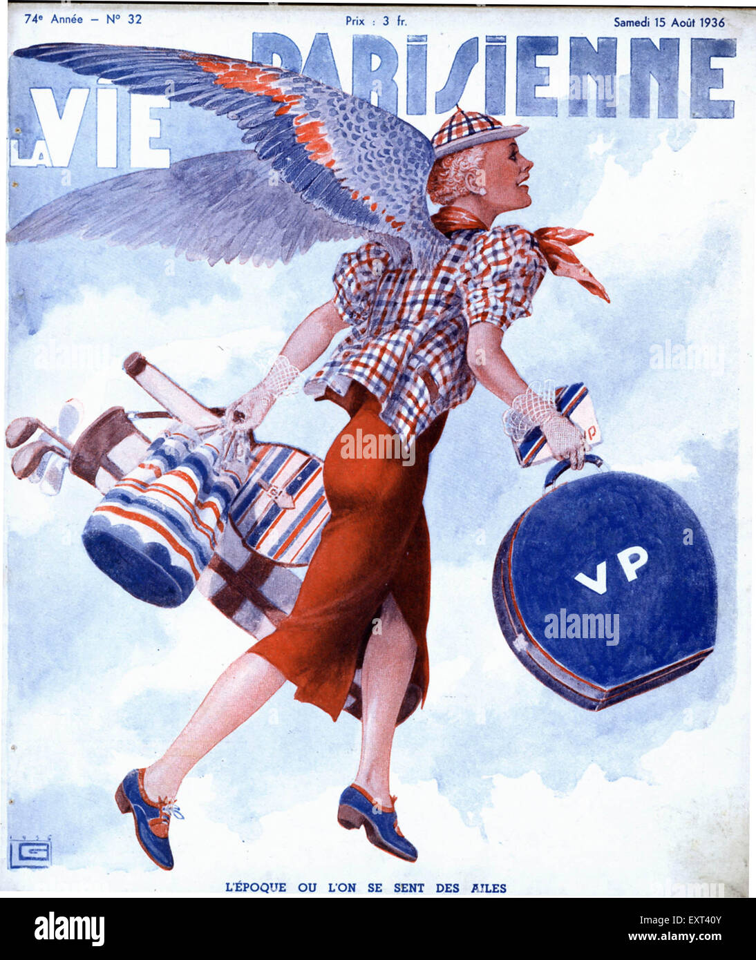 1930s Francia La Vie Parisienne Copertina Foto Stock
