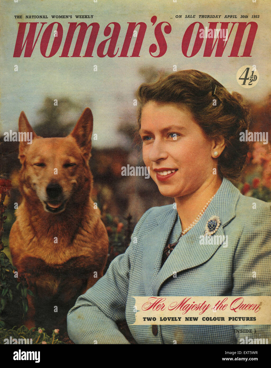 1950S UK Womans propria copertina Foto Stock