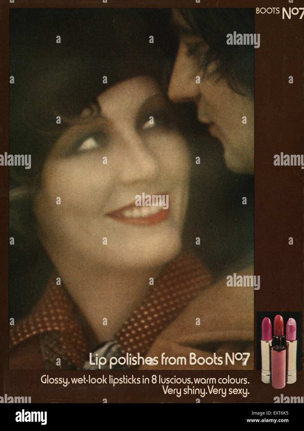1970S UK n.7 Boot stivali dell annuncio rivista Foto Stock
