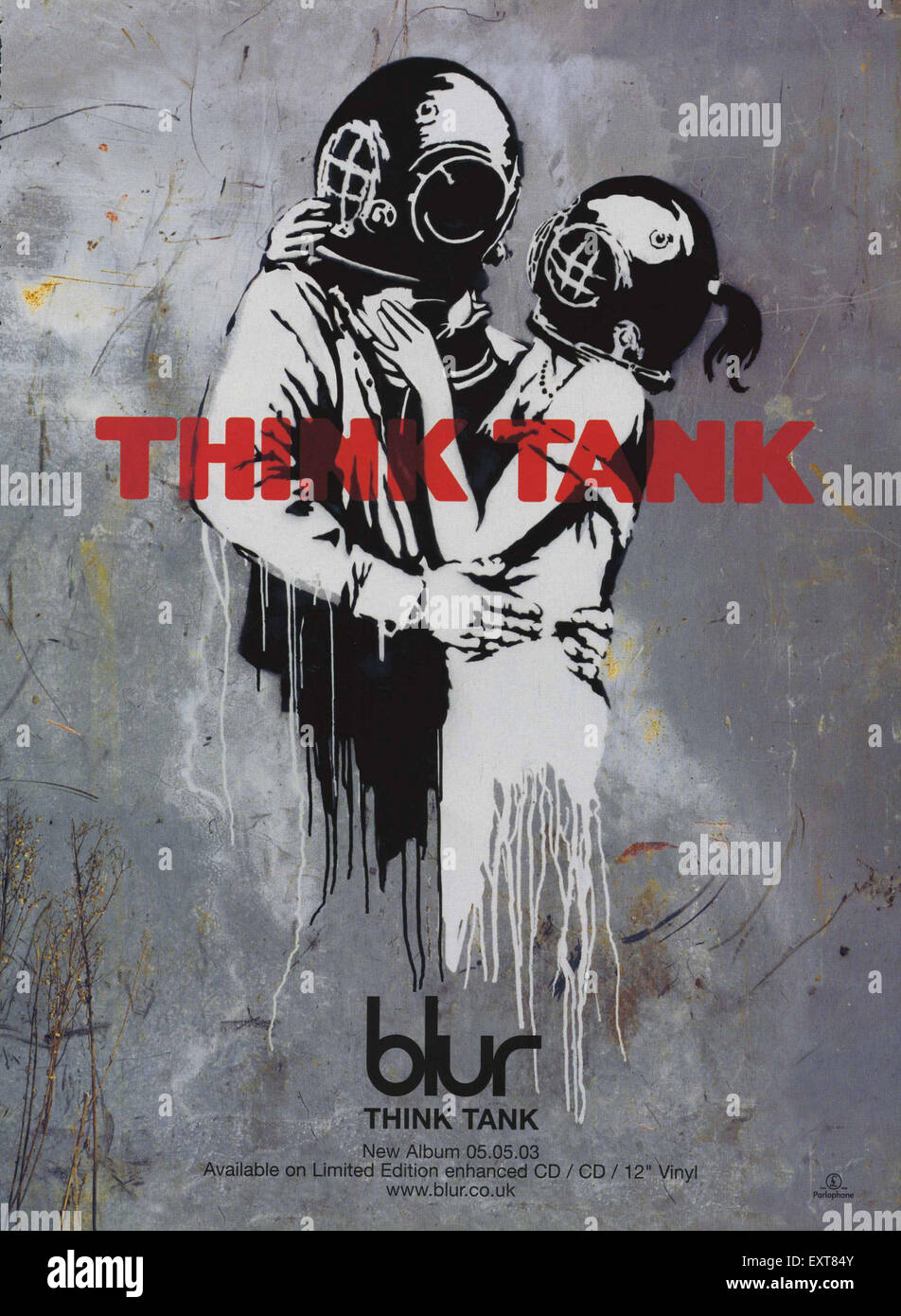 2000S UK Blur copertina Album Foto Stock
