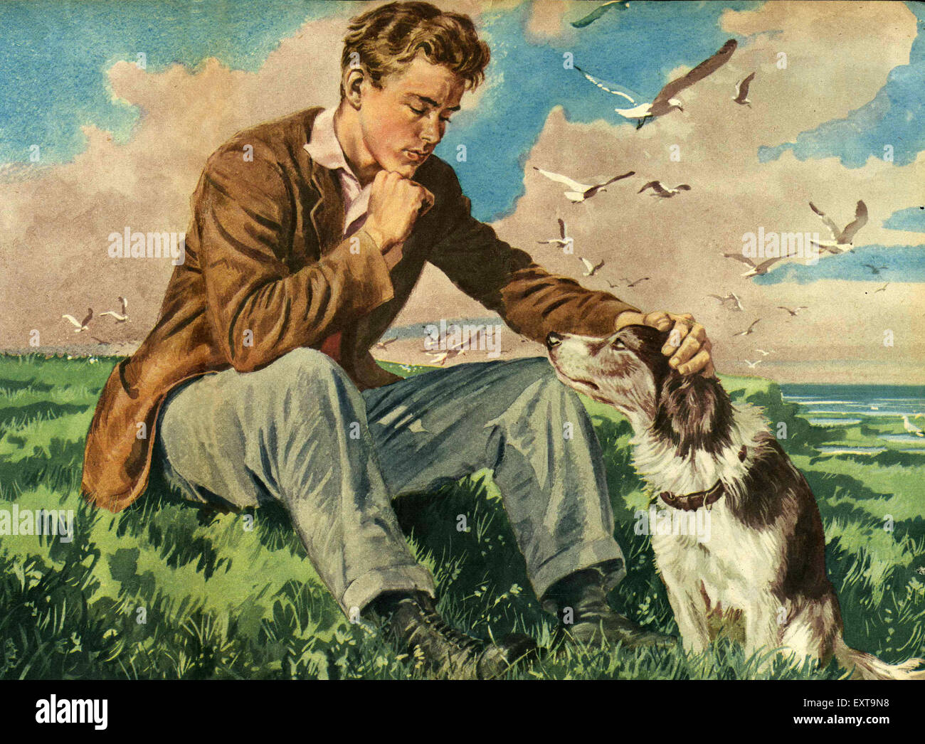 1950S UK John Bull piastra del magazzino Foto Stock