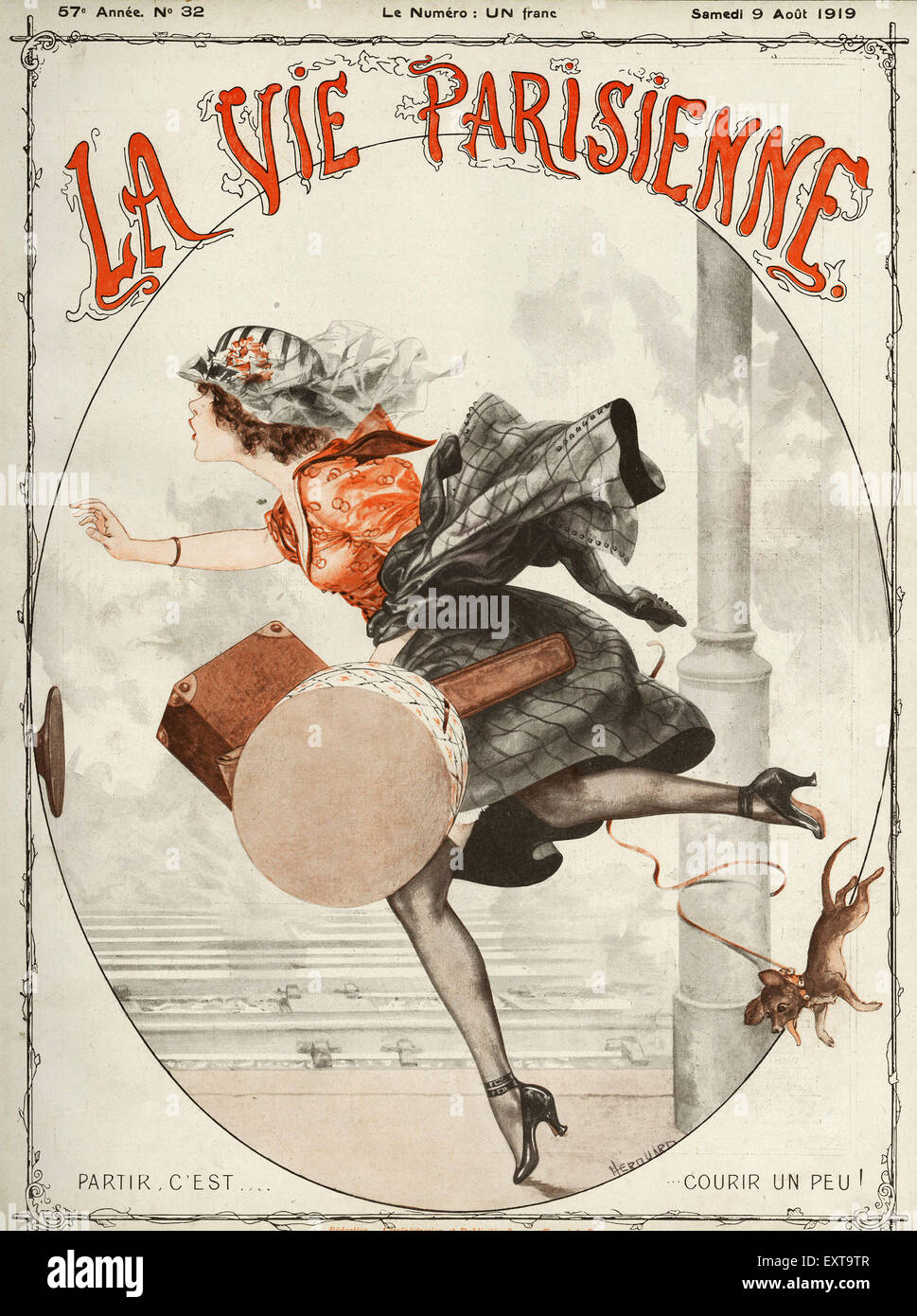 1910s Francia La Vie Parisienne Copertina Foto Stock