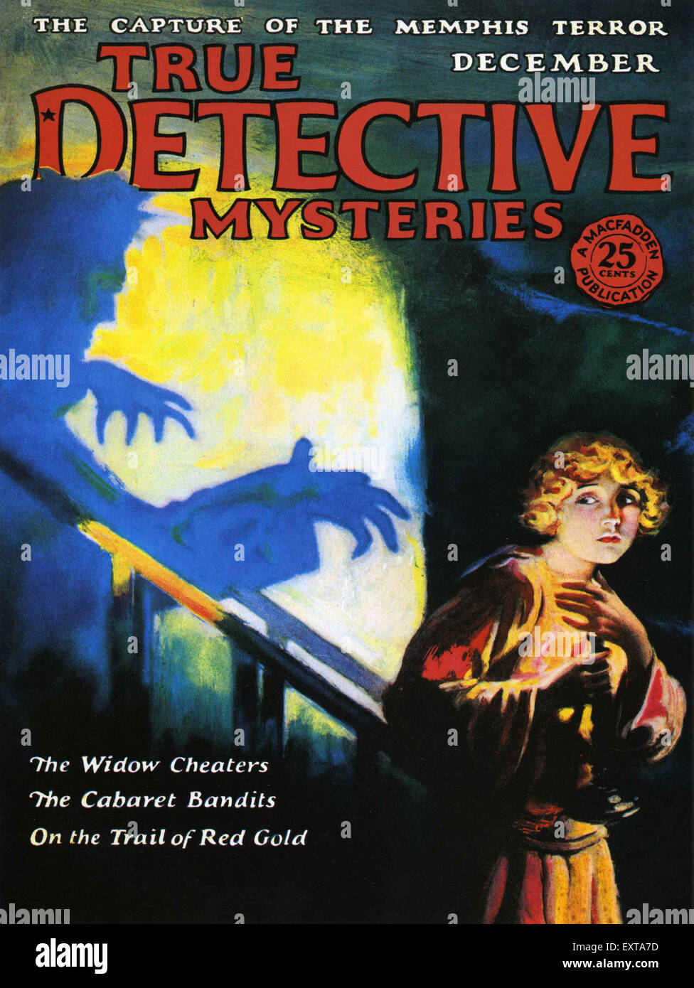 1930 USA vero detective misteri Copertina Foto Stock