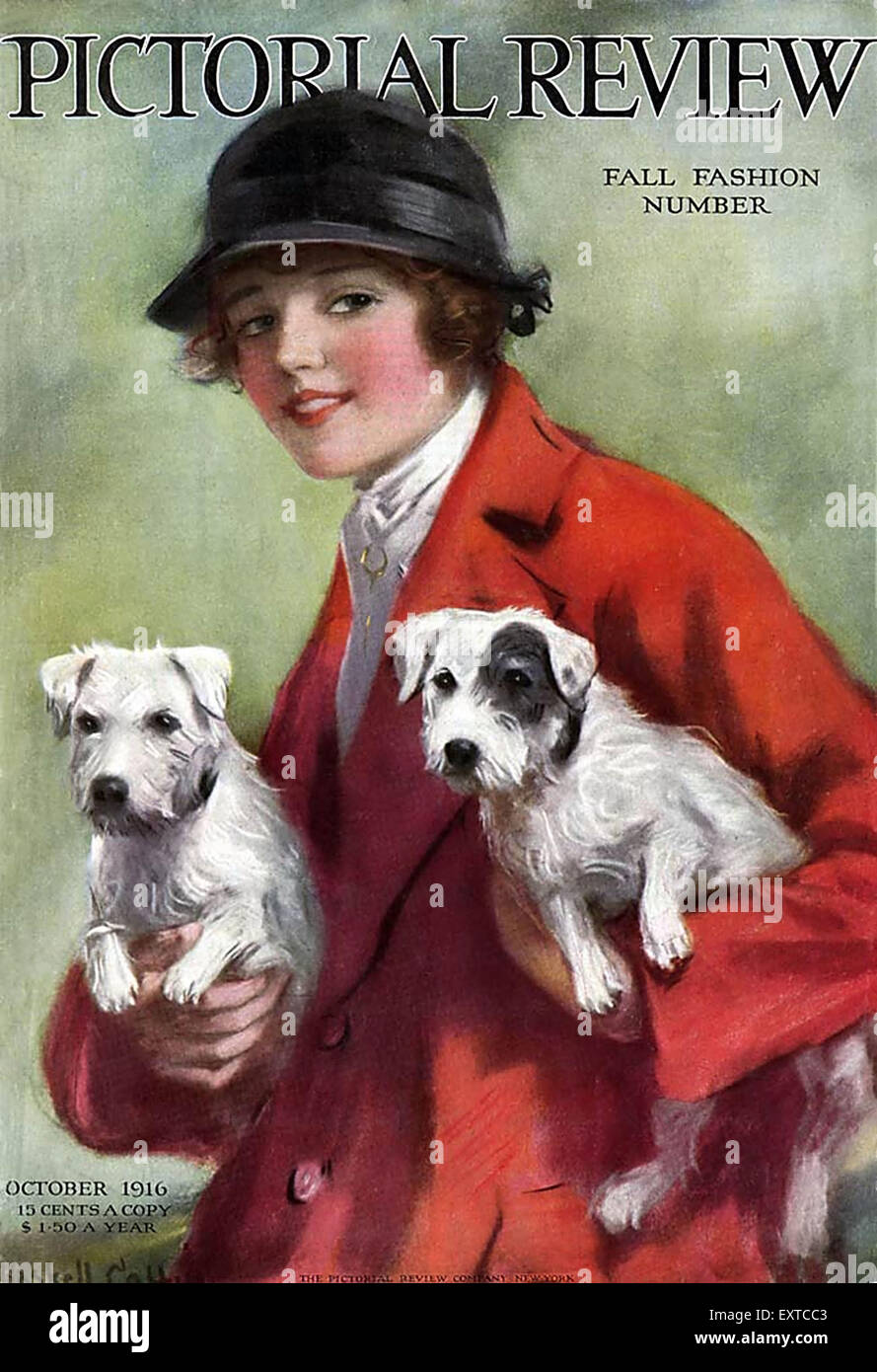 1910s USA rassegna pittorica Copertina Foto Stock