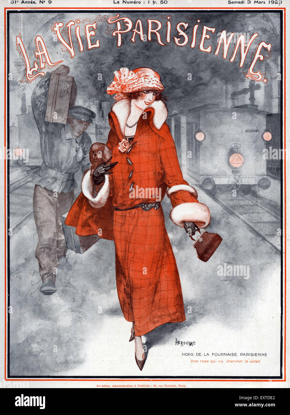 1920s Francia La Vie Parisienne Copertina Foto Stock