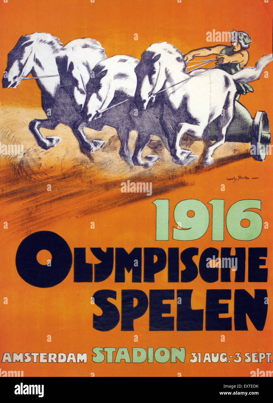 Poster giochi olimpici di amsterdam immagini e fotografie stock ad alta