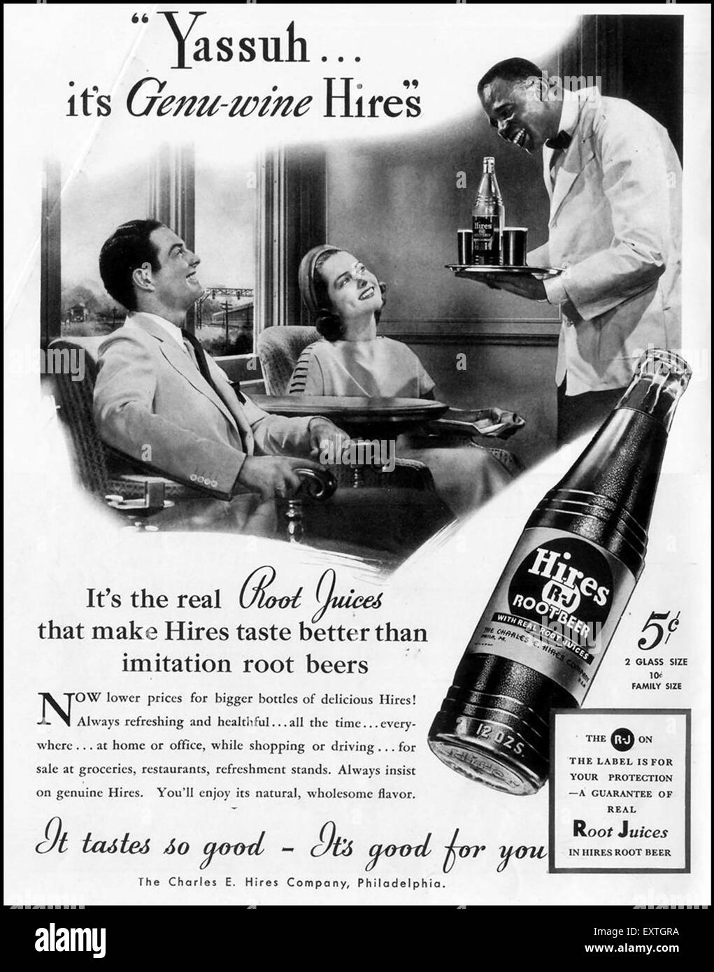 1930 USA ingaggia Magazine annuncio pubblicitario Foto Stock