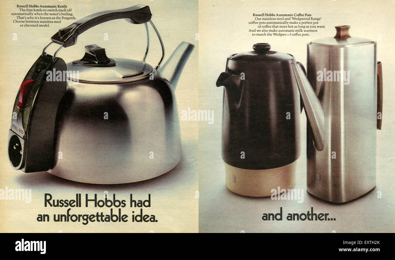 1990S UK Russel Hobbs Magazine annuncio pubblicitario Foto Stock